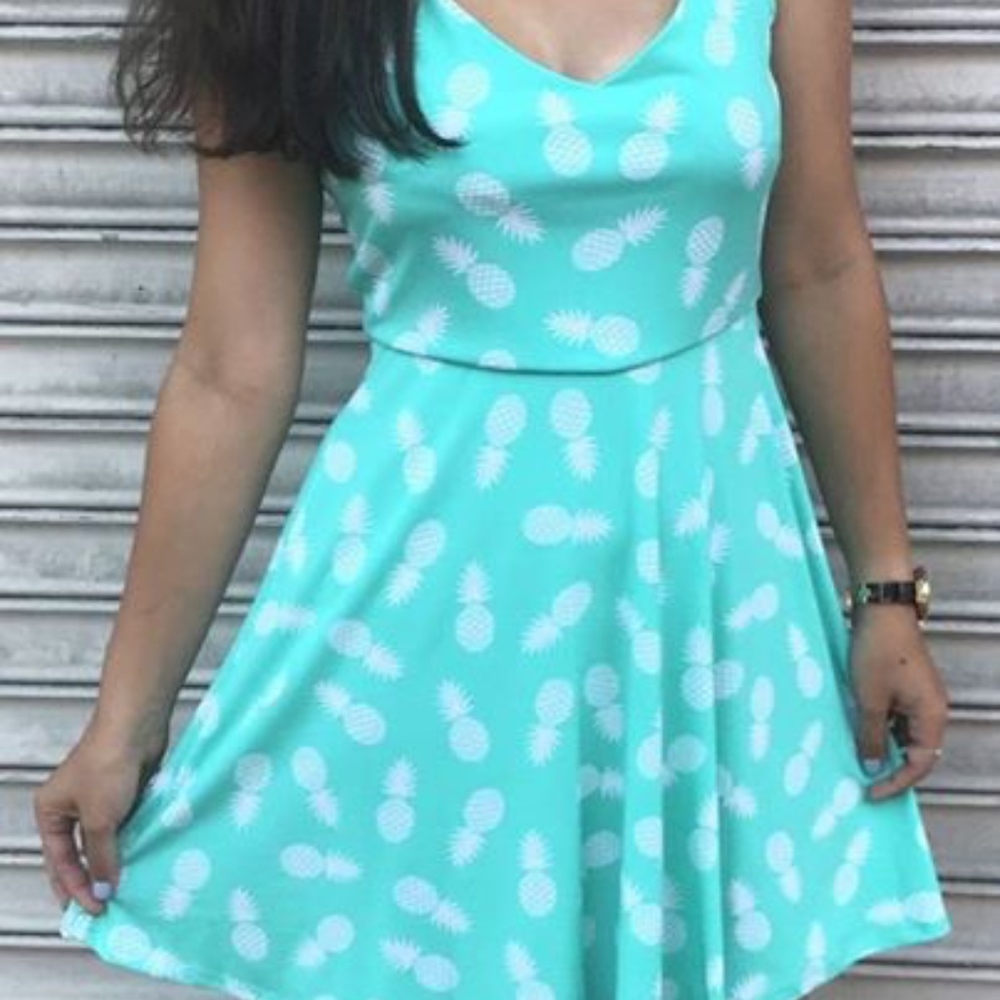 Pineapple Mint Dress